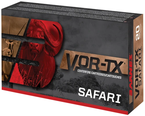 Barnes Bullets Vor-Tx Safari 458Lott 500gr TSX Flat Base 20 Per Box/10 Case
