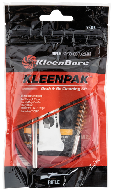 Kleen-Bore Grab & Go Cleaning Kit .30/ .30-06/ 7.62mm Cal Rifle 10 Count - SK20710