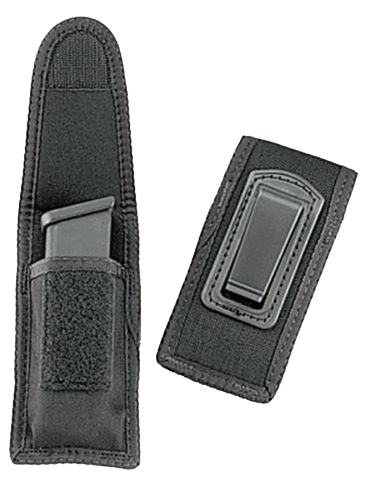 Uncle Mike's Under Cover Single Magazine Case Black Kodra Nylon Belt Clip - 88241