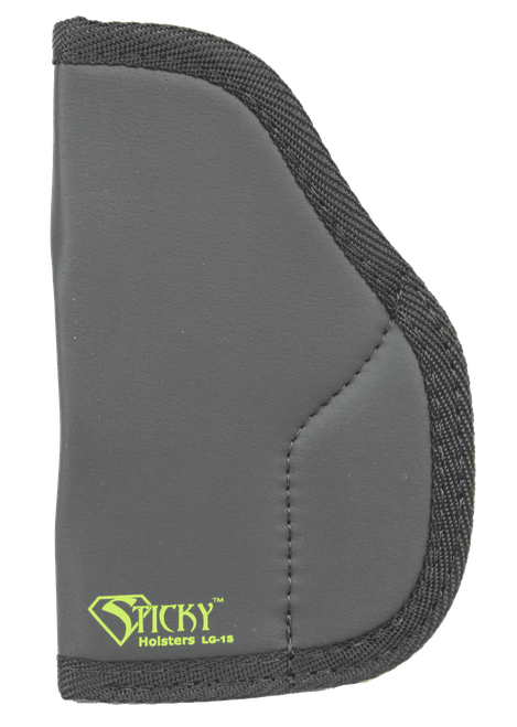 Sticky Holsters LG-1S Black/Green Latex Free Rubber Fits 1911 3-4" Ambidextrous