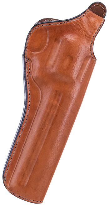 Bianchi Cyclone OWB Tan Leather Fits 6" Colt/Ruger/S&W & Similar L Frame Taurus; Wesson Belt Loop Mount Right Hand