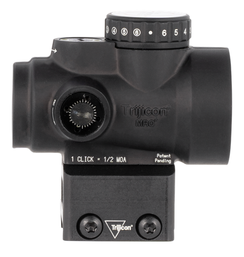 Trijicon MRO HD Matte Black 1 x 25 mm 2 MOA Red Dot/68 Circle Multi Reticle Full Cowitness Mount