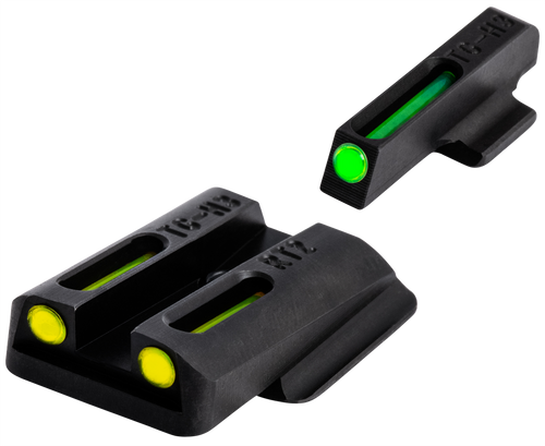 TruGlo TG TFO Green/Tritium/Fiber Optic Front Sight-Yellow/Tritium/Fiber