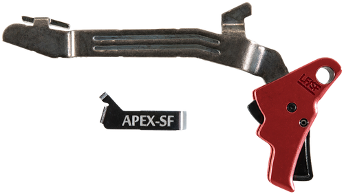 Apex Tactical Action Enhancement Black/Red Drop-In Trigger Fits Glock 43/43X/48 Right Hand
