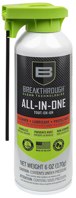 Breakthrough Clean All-In-One Gun Care Aerosol 6oz - BTACLP6OZ