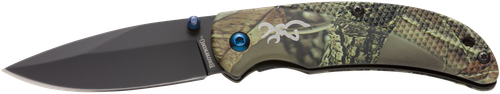 Browning Prism 3 EDC Folding 2.38" Plain 7 Cr17 MoV Blade Camo - 3220344