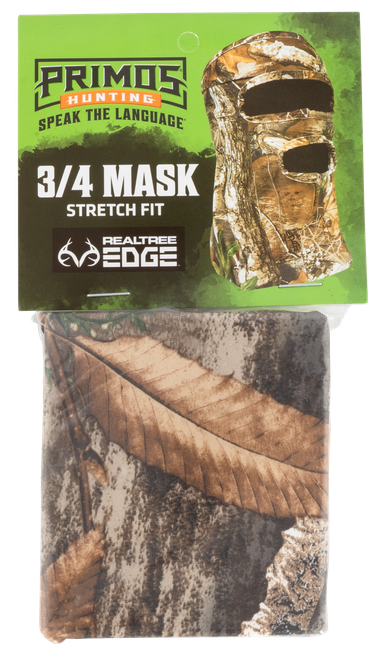 Primos Stretch Fit Realtree Edge Neoprene 3/4 Face Mask OSFA - PS6668