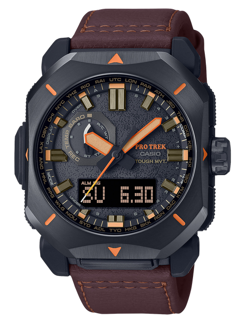G-shock/vlc Distribution Casio Pro Trek Black/Brown Size 145-215mm - PRW6900YL5