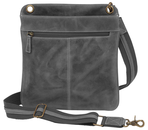 GTM GTM-CZY/01GREY CROSSBODY FLAT SAC GRY