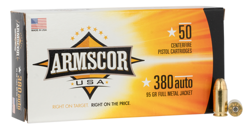 Armscor USA 380ACP 95gr Full Metal Jacket