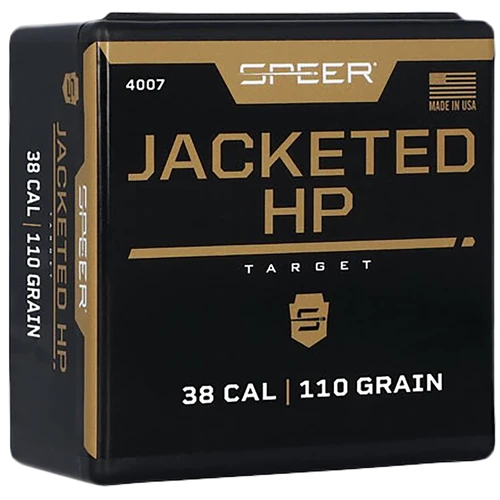 Speer Handgun 38 Cal 110gr Jacketed Hollow Point 100 Count - 4007