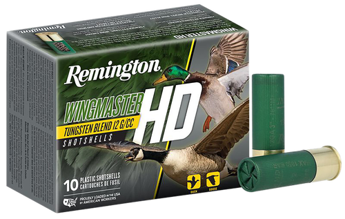 Remington Ammunition Wingmaster HD 12Gauge 3" 1 1/2oz 2Shot 10 Per Box/10 Case