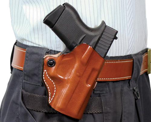 DeSantis Mini Scabbard OWB Tan Sig Sauer P365 with Red Dot Right Hand - 019TA9YZ0