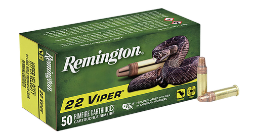 Remington Viper Truncated Cone Solid 22 LR Ammo 36gr 50 Rounds - 21080