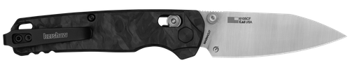Kershaw Bel Air Folding/Reverse Tanto Plain Blackwash CPM MagnaCut Blade/Bright - 6105CF