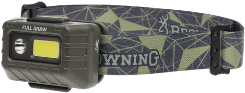 Browning Full Draw Headlamp 20/500 Lumens LED Bulb 67 Yard Beam Distance - 003713004