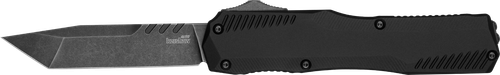 Kershaw Livewire Automatic 3.30" OTF Tanto Plain Black DLC CPM MagnaCut Blade - 9000T