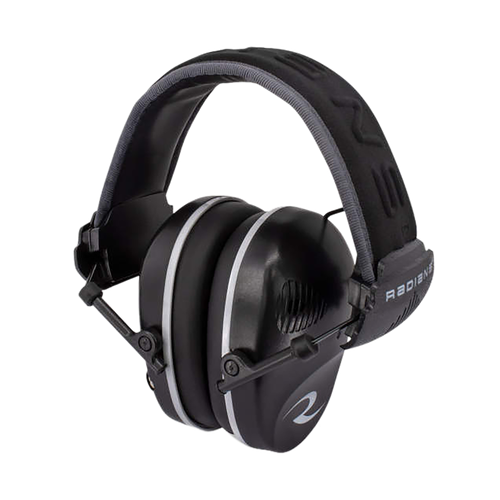 Radians R-3200 Dual Mic Electronic Muff 23dB Over the Head Black/Gray Adult 1 - R3200ECS