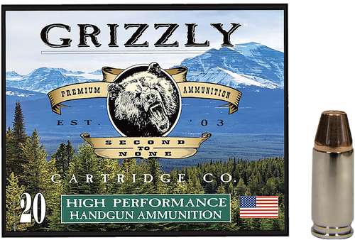 Grizzly Ammo 9mm+P Luger 124gr Full Metal