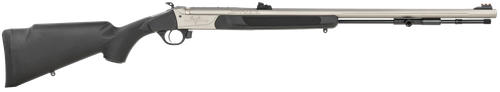Traditions Pursuit XT 50 Cal 209 Primer 26" Stainless Cerakote Black Synthetic Stock Includes Williams Fiber Optic Sights
