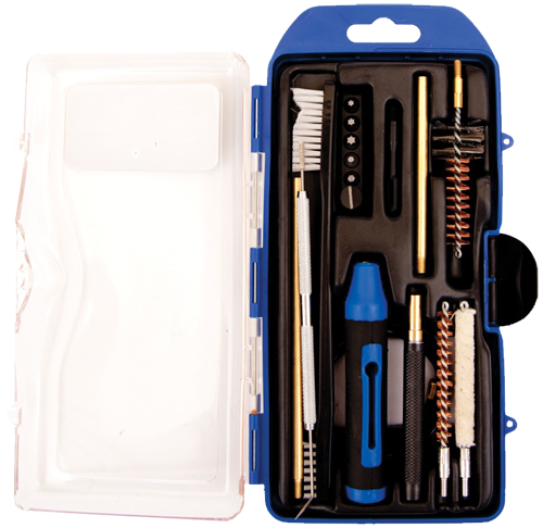 DAC AR-15 Cleaning Kit Multi-Caliber Rifle/17 Pieces Black/Blue