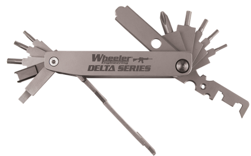 Wheeler Delta Series Compact Multi-Tool Silver Folding Stainless Steel AR-15