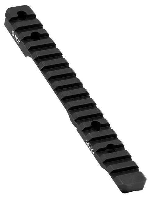 MDT Picatinny Scope Rail Black 11" Long Fits Tikka T1X Rimfire Action 20 MOA - 104505BLK