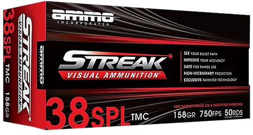 Ammo Inc Streak Visual (RED) 38Special 158gr