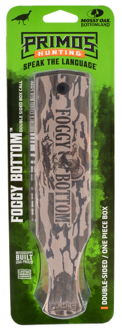Primos Foggy Bottom Box Call Turkey Hen Sounds Attracts Turkeys Mossy Oak - PS2960