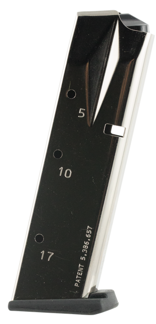 Mec-Gar S&W Nickel 17rd 9mm Luger for