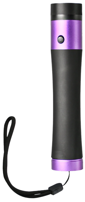 Guard Dog Ivy Black/Purple 200 Lumens White Stun Gun - SG-GDIY-PR