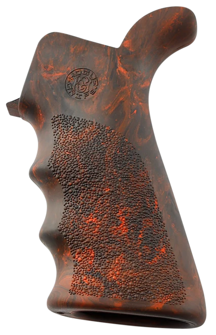 Hogue OverMolded Beavertail with Red Lava Finish Cobblestone Texture & Finger - 15421