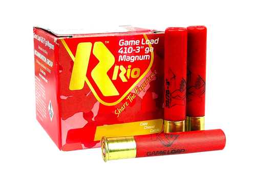 Rio Ammunition Game Load 410Gauge 3" 7.5Shot 25 Per Box/10 Case