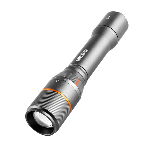 Nebo Davinci 2000 Flashlight Gray 200/800/2 000 Lumens White LED - NEBFLT0020