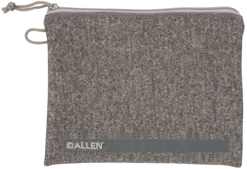 Allen Pistol Pouch Gray Polyester w/Lockable Zippers,
