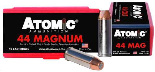 Atomic Precision Craft Match 44 Magnum Ammo 240gr Bonded HP 50 Rounds - 00440