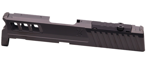 True Precision Inc Axiom Optic Cut Slide Fits Springfield Hellcat Black DLC Anodized 416R Stainless Steel
