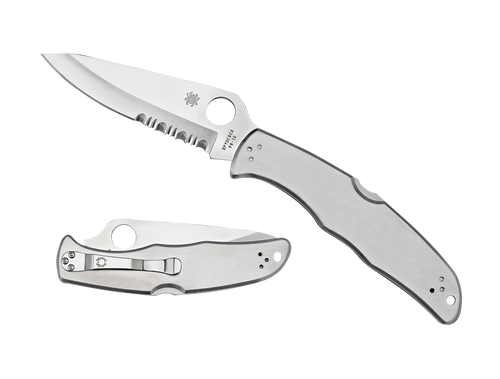 Spyderco Endura 4 3.85" Folding Plain Satin