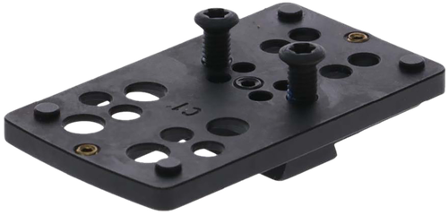 TruGlo Pistol Red Dot Sight Mount Black Nitride Fortress Steel Trijicon RMR