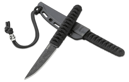 CRKT Obake 3.64" Fixed Plain Acid Etched