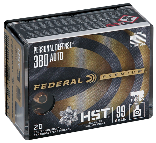 Federal Premium Personal Defense Micro 380ACP 99gr