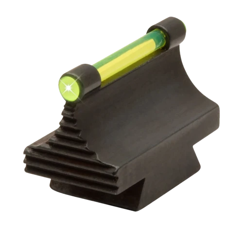 TruGlo Front Sight Green Fiber Optic/Black Frame 3/8" Dovetail .530" High - TG95530RG