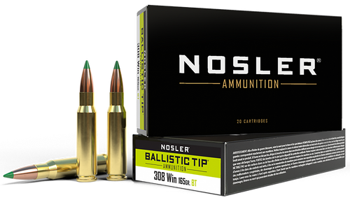 Nosler Ballistic Tip 308Win 165gr Spitzer Ballistic