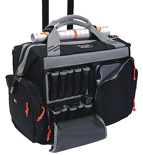 GPS Bags Rolling Black Canvas Holds 4