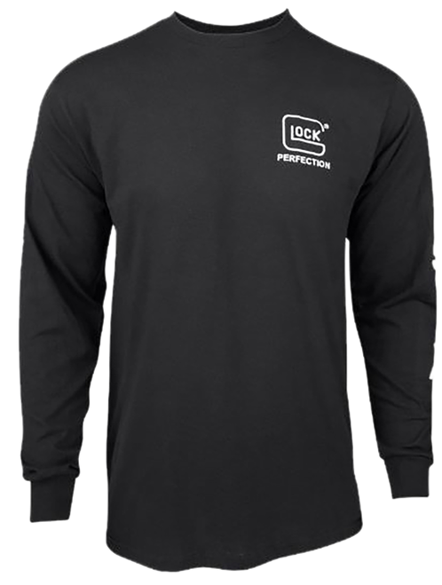 Glock Perfection Long Sleeve Tee Black Pre-Shrunk Cotton Medium - AP96099