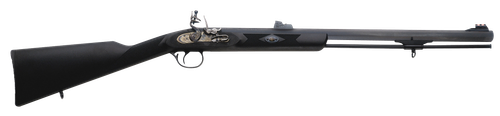 Traditions Deerhunter 50 Cal 24" Flintlock Blued Black Synthetic Stock