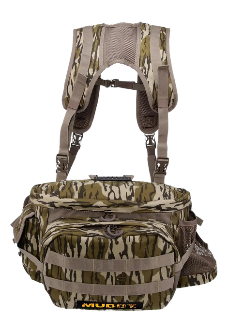 Muddy Pro Lumbar 500 Pack Mossy Oak Bottomland Polyester Zipper/Buckles Closure