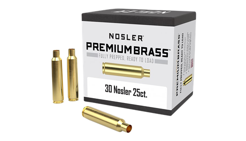 Nosler Premium Brass Unprimed Cases 30Nosler Rifle