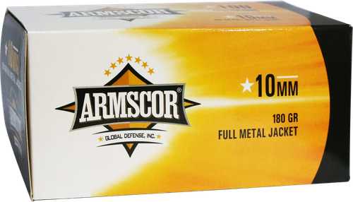 Armscor Precision 10mm Auto Ammo 180gr FMJ 100 Rounds - 50440