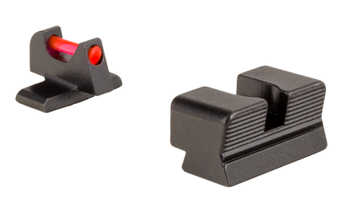 Trijicon Fiber Sights Red/Fiber Optic Front Sight-Black/Blank